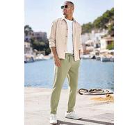 John Devin Elasticated Waistband Pull-On Joggers Light Green