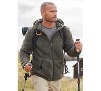 John Devin Full Zip Fleece Jacket Olive