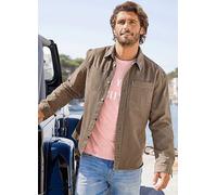John Devin Long Sleeve Overshirt Light Brown