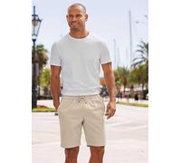 John Devin Stretch Jogger Shorts Beige