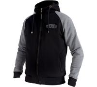 John Doe 2Color Hoodie, black-grey, size XS for Men