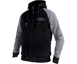 John Doe 2Color Hoodie, black-grey, size XS for Men