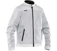 John Doe Aero Mesh Motorbike Motorcycle Urban Textile Jacket - Artic White