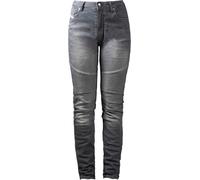 John Doe Betty Biker XTM Women Motorcycle Jeans, grey, size 27