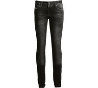 John Doe Betty High XTM Ladies Jeans, black, size 34 for Women