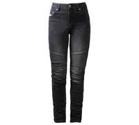John Doe Betty Womens Biker Jeans - Black