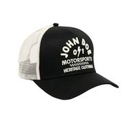 John Doe Black / White Trucker Cap One Size