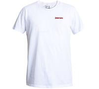 John Doe Cotton T-Shirt Motorbike Motorcycle Snake On Fire White