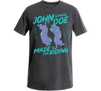John Doe Cotton T-Shirt Motorbike Motorcycle Tiger I Black