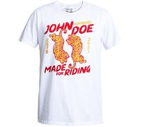 John Doe Cotton T-Shirt Motorbike Motorcycle Tiger I White