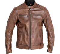 John Doe Dexter Motorcycle Leather Jacket, brown, size XXL