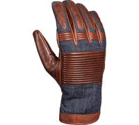 John Doe Durango Motorcycle Gloves, brown/blue, size XS