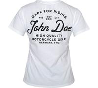 John Doe Female Shirt Women JD Lettering White