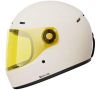 John Doe JD/One Motorcycle Motorbike Helmet - Frozen Off-White