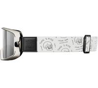 John Doe JD/One Skull Motocross Goggle, black/white, One size