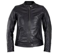 John Doe Ladies Adina Leather Jacket Motorbike Motorcycle - Black