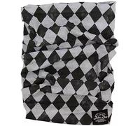 John Doe Modern Race Flag Multifunctional Headwear, black/white