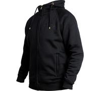 John Doe Motorcycle XTM Zip Hoodie, black, size S for Men