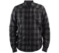 John Doe Motoshirt Motorbike Motorcycle Urban Textile Riding Shirt - Grey Black
