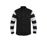 John Doe Motoshirt Prison Motorcycle Motorbike Textile Jacket Black / White