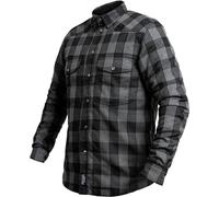 John Doe Motoshirt Shirt, black-grey, size 5XL for Men
