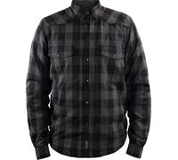 John Doe Motoshirt Shirt, black-grey, size 3XL for Men