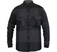 John Doe Motorbike Motorcycle Motoshirt Textile Riding Shirt - Grey Black Block