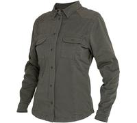 John Doe Motoshirt XTM Ladies Motorcycle Shirt, green, size XS for Women