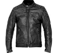 John Doe Storm, leather jacket perforated L Black