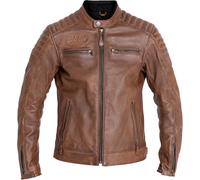 John Doe Storm, leather jacket perforated L Brown