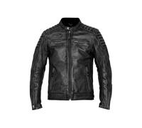 John Doe Storm Perforated Motorcycle Motorbike Leather Jacket Black