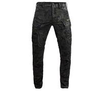 John Doe Stroker Cargo XTM Men's Motorcycle Trousers with Protectors Camouflage 36/34
