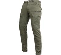 John Doe Stroker Cargo XTM Motorcycle Textile Pants, green, size 34 for Men