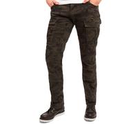 John Doe Stroker Motorbike Protective Cargo Trousers With XTM Fiber Brown