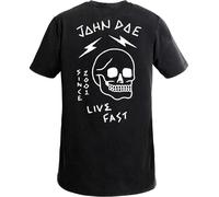John Doe T-Shirt Live Fast Skull Black