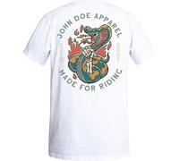 John Doe T-Shirt Snake II White
