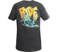 John Doe T-Shirt Wolf Fade Out Black