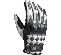 John Doe Tracker Race Perforated Motorcycle Gloves, black-white, size XS for Men