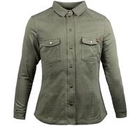 John Doe Motoshirt XTM Ladies Motorcycle Shirt, green, size M for Women