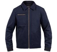 John Doe Wool Escape Motorbike Motorcycle Urban Textile Jacket - Dark Blue