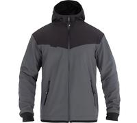 John Doe XTM V3 Softshell Ripstop Motorcycle Motorbike Hoodie - Grey / Black