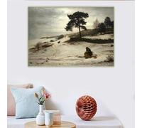 John Everett Millais " Blow Blow Thou Winter Wind " Canvas Prints Painting Art Poster Picture Wall Decor Home Decoration(70x100cm/Frameless)
