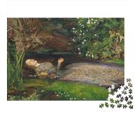 John Everett Millais Jigsaw Oil Painting Wooden Puzzle 1000 Piece ART Jigsaw Puzzles Fun Museum Jigsaws Puzzles 1000 Pieces for Adults Gifts, Home Decoration