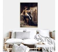 John Everett Millais " Mercy,St Bartholomew's Day,1572" Canvas Prints Painting Poster Picture Wall Decor Home Decoration(80x110cm/Frameless)