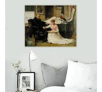 John Everett Millais " North West Passage, 1874" Canvas Painting Print Poster Interior Decor Home Bedroom Decoration(70x90cm/No Framed)