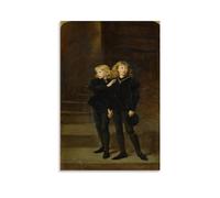 John Everett Millais Painter Work(Princes In The Tower)poster Home Decor Wall Art Hanging Picture Print Bedroom Decorative Paintings Room Aesthetic 20x30inch(50x75cm)