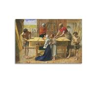 John Everett Millais Print - Christ In The House of His Parents Print Photo Art Canvas Home Decorative Bedroom Modern Decors 20x30inch(50x75cm)
