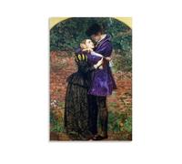 John Everett Millais Wall Art Prints Paintings Poster A Huguenot on St Bartholomew's Day Painting On Canvas Wall Art Scroll Picture Print Living Room Walls Decor Homes Unframe 12x18inch(30x45cm)