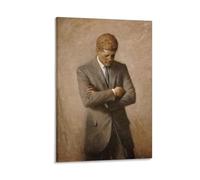 John F. Kennedy, 35th President of The United States Poster Decorative Painting Canvas Wall Posters And Art Picture Print Modern Family Bedroom Decor Posters 24x36inch(60x90cm)