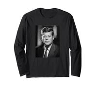 John F Kennedy Photo 35th President Patriotic POTUS JFK Long Sleeve T-Shirt